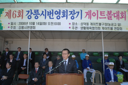 제6회 강릉시번영회장기 게이트볼대회(2008.10.14) 대표이미지
