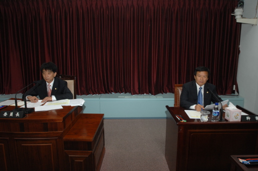 제189회임시회중 산업건설위원회 회의(2007.9.11) 대표이미지