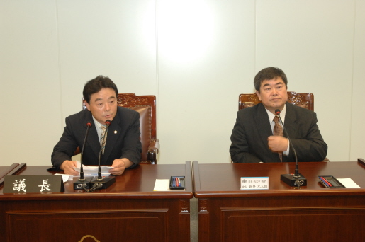 일본 지치부시 방문단 의회 방문(2007.6.26) 대표이미지