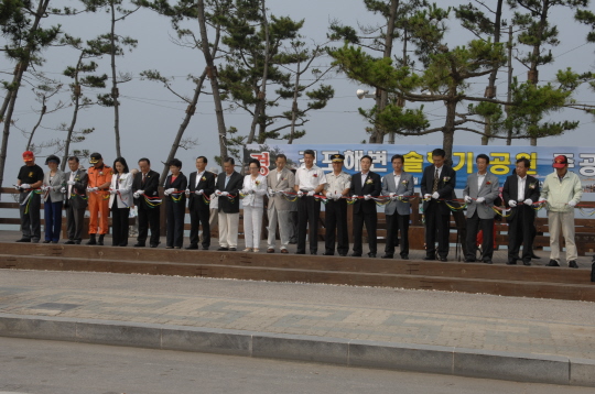 경포해변 솔향기공원 준공 및 해수욕장 개장식(2008.7.4) 대표이미지